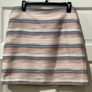 Multi-Tonal Ann Taylor Loft A-Line Skirt